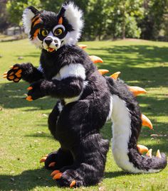 Yes, you have the furries that have dinosaur aspects to their costumes, too. Guess they think it looks cool.