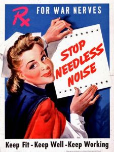 Yes, war is scary. But it helps to keep calm in the face of danger even when you're shitting your pants. Same goes when you come in contact with a bear.