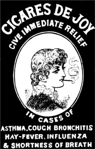 In 1875, these were ‘very useful little agents for inhaling the smoke of stramonium.’ A common remedy for asthma, Datura stramonium is a hallucinogenic. Also, smoking is very bad for your lungs.