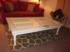 Not sure if a door panel goes well with a giraffe spot rug. But goes well with the room.