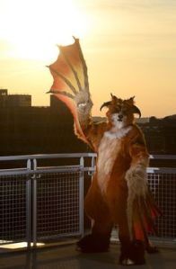 You should note that some of these costumes do include mix and match critter. And some creatures in fantasy and mythology. This fox also has horns, by the way.
