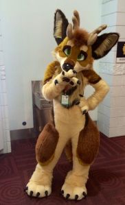 It's said to be a jackrabbit with antlers from the American Southwest. In reality, some of these alleged "jackalopes" were infected by some sort of virus.