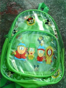 Wait a minute, South Park isn't Disney nor child friendly. Also, what the hell's with Kyle's lips?