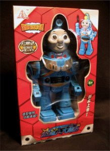 Well, their very own Thomas the Tank Engine Buzz Lightyear. Yes, I'm just as baffled by it as you are. I don't understand why this exists.