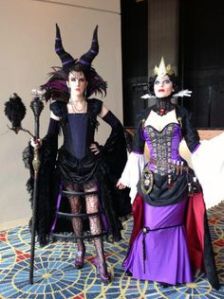 Yes, these bad girls are dressed like they're from the 19th century. Doesn't make them less menacing though.