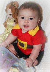 No one poops like Gaston or give big toots like Gaston. No one goes stomping around wearing boots like Gaston. I bet little guy will use antlers in all of his decorating.