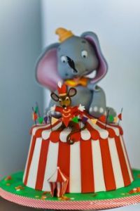 This is from Dumbo. It's a movie about a cute baby circus elephant who eventually learns how to fly. And is separated from his mother.