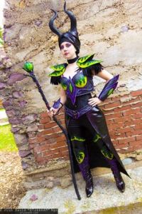 I don't think Maleficent needs an outfit like that as Mistress of All Evil. She's pretty badass in her traditional get up already.