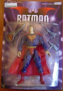 Oh, wait that's Superman. And he comes with automatic weapon accessories. If we learned from Man of Steel, we know that Superman's very capable of killing his own kind with his bare hands.
