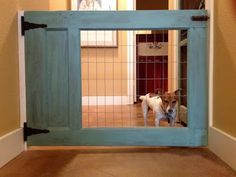 I have to admit this is pretty clever. Yet, Rover seems to peek through the wire fence just the same.