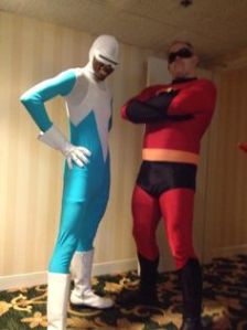 Mr. Incredible has super strength and a family to back him. Frozone has ice powers and the voice of Samuel L. Jackson.