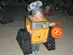 Yes, this is another WALL-E costume that's also DIY. And yes, it's adorable as can be.