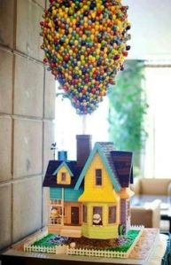 Actually it's not. But this is a great cake of the house from Up. Like how it looks raised.