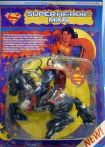 Yes, this is Superman on a horse. Not sure if they have equines like this on Krypton. If so, then they should've been wiped out by now.