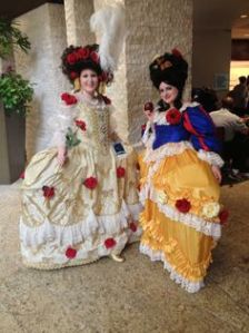 Well, as Cogsworth said, "If it ain't Baroque, don't fix it." Still, those outfits must be very uncomfortable.