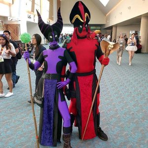 Yet, here we have a Deadpool Jafar and Maleficent. Wonder what side these two are on.
