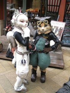 Or at least one of them is. The other might be a Steampunk mechanic of some sort.