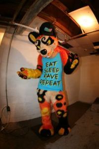 According to how he's dressed anyway. Helps that he stands out.