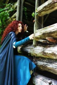 Not sure what she's looking at. And I don't know if I'd want to find out.