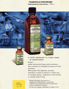 Uh, let's not kid ourselves, Eli Lily has an ad promoting methamphetamine. You know, meth. It might help you lose weight and overcome problems with sleep and depression, but it will make you look ugly.