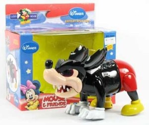 Oh, great. Looks like this must be Mickey Mouse with rabies. Might want to kill him now or set a trap for him. Yes, he's now on the path to kill at the moment.