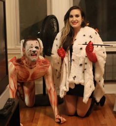 Okay, this is kind of sick. Seriously, this is demented. But pretty creative since you don't see costumes like that.