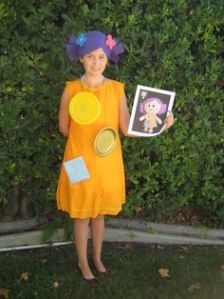 Dolly is one of Bonnie's toys who helps Andy get back to Sunnyside Daycare. And yes, you can't help but like this costume.