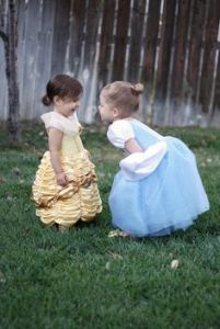 Yes, Cindy, rub it in Belle's face. Nevertheless, these girls are so adorable in their dress.
