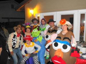 I think this might be a group costume idea for a Halloween party. Like the Potato Heads.