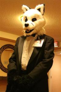 However, he can still bite even in a tuxedo. And he has the scars to prove it. So remember that.