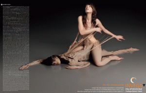 Is she getting out of her skin? Okay, that's really disgusting. And freaky. Really freaky.