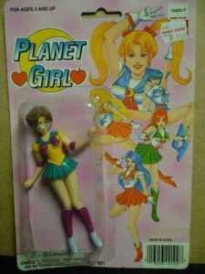 Yes, this is from Sailor Moon. But while the Planet Girl looks anime, the Sailor Sensei on the packaging don't.