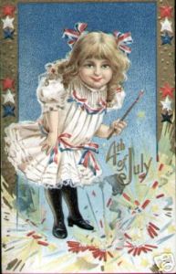 From Just a Bunch of Stuff: "Shudder. This girl creeps me OUT. She looks like a cross between Angelica from the Rugrats and Nellie Olsen. I have a feeling she intends to destroy a small town with those fireworks."