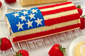 Wanted to put this one on last year's 4th of July treat post, too. But I do like the stripes and stars on this.