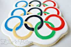 These are professionally made. But I had to include them on this Olympic treat post.