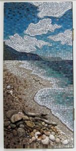 There are a lot of beach scene mosaics on Pinterest. But I think this is probably the best one.