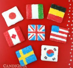 Assuming the flags are of a country you know and a flag that's easy to translate through icing on a graham cracker. If not, then that country is out of luck.