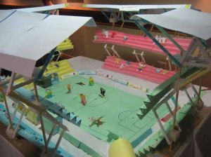 This was made by a class at some school. But it's nevertheless incredible to see.