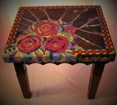 Doesn't hurt if such mosaic uses bright colors either. However, you might want to place coasters on it before you set your drink.