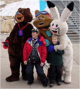 From SB Nation: "I'm not sure why it's so much more terrifying to put a bear in MMA gloves than to just have him maul you with his fearsome claws, but there you have it. Powder and Copper look pretty benign and excited to be here, but Coal is cackling at your misfortune as he rears back to let fly with a Superman punch that is just going to obliterate you. And then he will maul you and feast upon your bones."