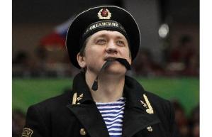 Probably not, but he sure looks like it. However, only Russian film buffs will understand that reference.