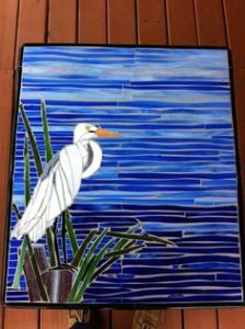 Well, there are probably some herons that live near saltwater. But the herons in my area are usually freshwater birds.