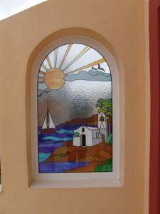 I guess the Spanish church is on here because it looks great in the scene. Like the sun in this.