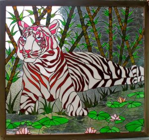 Not sure about the stripes being pink. And I don't think the tiger looks very happy.