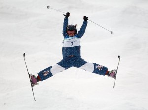 Sure freestyle ski aerials may look awesome to watch. But in a re-imagined set of Captain America pajamas? Not so much.