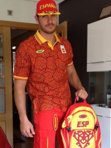 Didn't know Spain would model their uniforms after the McDonald's drive-thru worker in Saturday Night Fever. And no, I don't want fries with that.