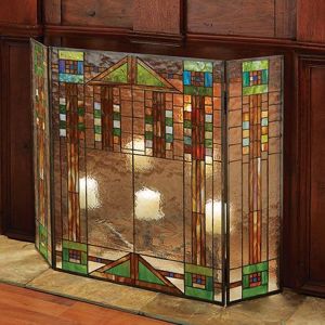 Geometric designs are also popular for stained glass windows. They're also not as difficult to produce either.