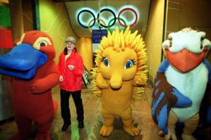 From SB Nation: "G'DAY! Pleased to meet you, Bruce! We're a kookaburra, a platypus and an unnecessarily sexualized, anthropomorphic echidna! Not sure why we had to make her sexy, but we did anyway! You're welcome. The 2000 Sydney Olympics: pandering to the lucrative furry demographic before it was hip. (It's hip now, right?)"