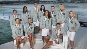 These people seem like they're dressed for a yacht party than the opening ceremony. Seriously, why, Australia?