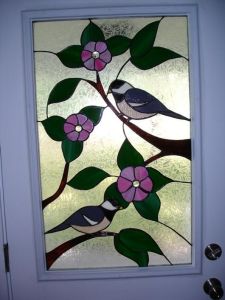 I guess this might be fore a door. Yet, I do love the flowers on these, especially since they're purple.